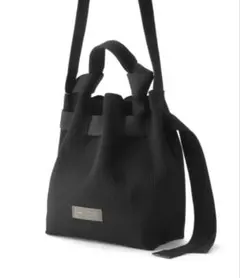 【美品】TRIDEEPショルダー　トートバッグ リブニットのサムネイル
