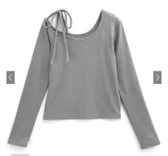 リボンワンショルテレコリブトップス [gn310] GRL