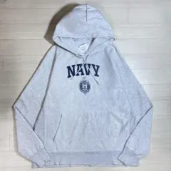 チャンピオン/US企画/青単色/リバースウィーブ/プルオーバーパーカー/染み込み