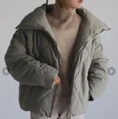 ✨お買得✨ ★新品同様★ 　ダウンジャケット　BIGダイヤキルトジャケット　M