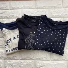 コムサイズム他　キッズ　長袖Tシャツ　カットソー 120サイズ　3枚