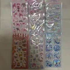 サンリオ ジュエルマシュマロシール ウォーターステッカー 6種セット