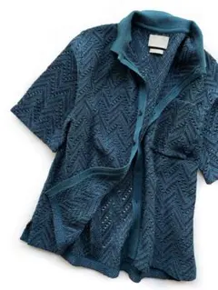 YOKE HERRINGBONE MESH SHIRT サマーニットのサムネイル