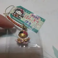 ご当地キティ 伊豆限定 伊豆金山 根付けストラップ