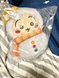 ちいかわ 雪だるまマスコット 一番くじ E賞 うさぎ