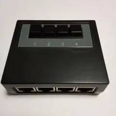 シグマAPOシステム LAN切換器 4台用 ブラック LS41BK