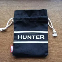 ハンターノベルティ 巾着 　ブラック