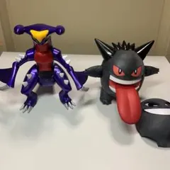 最終価格！ポケモンプラモコレクション　ゲンガーガブリアス塗装完成品
