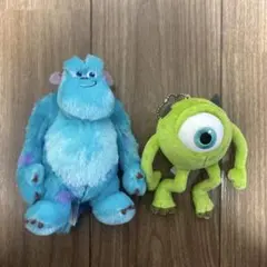 東京ディズニーリゾート モンスターズインク サリー マイク ぬいぐるみバッジ