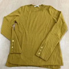 MICHE KLEIN マスタード 長袖ニット