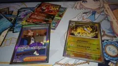 ポケモンカード サンダース モンボミラー カキツバタSAR
