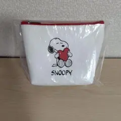 DHC　スヌーピー ポーチ＆ミラーセット（ハート）