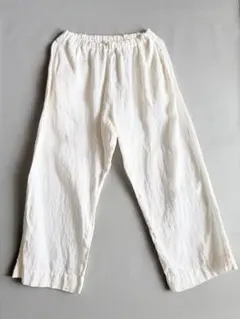gauze# 生成りのリネンパンツのサムネイル