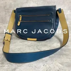 ✨美品✨ マークバイマークジェイコブス ショルダーバッグ レザー ブルー 紺