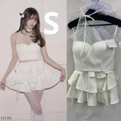 アイボリーS 4152 ローブドフルールグロッシー ブリエ　キャバドレス