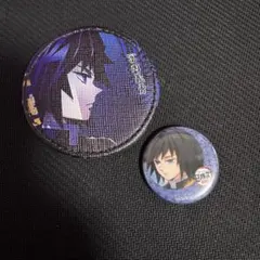 鬼滅の刃 冨岡義勇 缶バッジ 2点セット