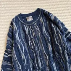 purely Australian ニットセーター 3dニット 古着 ビンテージ