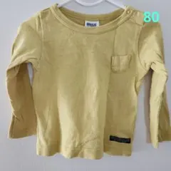BREEZE 長袖Tシャツ マスタード80
