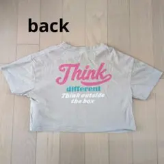 クロップド丈Tシャツ