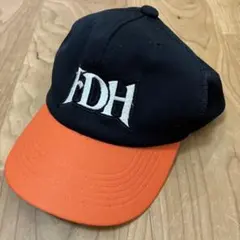 ホークス　FDH メッシュキャップ 黒/オレンジ