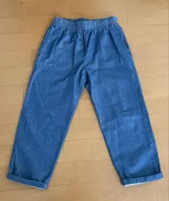 無印ワイドデニム　フリー