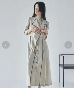 美品＊ユナイテッドトウキョウ　カールパイピングレイヤードワンピース　M　3.5万