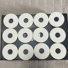핸드볼 화이트 테이프, 12개 팩, 13mm 테이핑 테이프, 12개