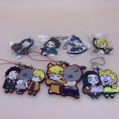 鬼滅の刃 かまぼこ隊　ねずこ　ラバーホルダー 炭治郎　伊之助　善逸