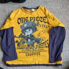 ONE PIECE チョッパー 長袖Tシャツ　重ね着風