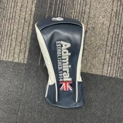 Admiral ゴルフヘッドカバー ネイビー/ホワイト