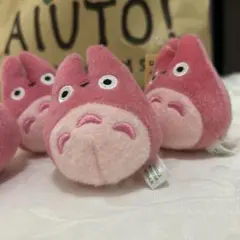 ムゼオトトロ ぬいぐるみキーホルダー ピンク　3個