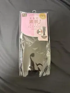tutuanna 80デニール フェイクタイツ M-L ブラックのサムネイル