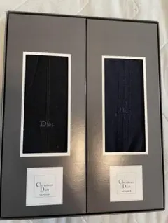 Christian Dior ネイビーソックス 2足セット M