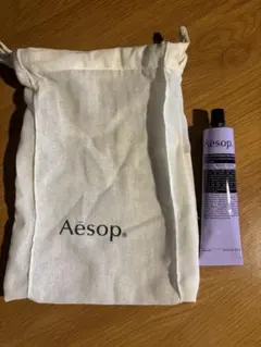 値下げします。【美品】Aesop イソップ ハンドクリーム75ml 巾着付