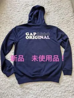 GAP 1969 ロゴ プルオーバー パーカー ブラック L - メルカリ