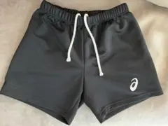 ASICS ブラック ショートパンツ　ゲームパンツ　150㎝