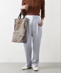 ジャーナルスタンダードjournal standard✨水色サテンパンツ38
