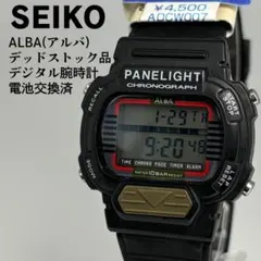 デッドストック品 SEIKO セイコー アルバ デジタル腕時計 電池交換済