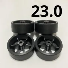 M0621 タミヤ ミニ四駆 ペラタイヤ 貫通接着済 約22.5mm - メルカリ