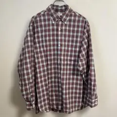 BEAUTY&YOUTH チェック柄長袖シャツ Lサイズ