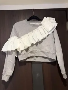 Riko Tokyo ボリュームスリーブ スウェット プルオーバー ホワイト 
