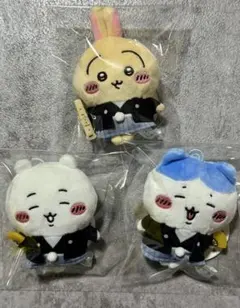 ⑨ ちいかわ ハチワレ うさぎ お正月 マスコット 3つセット