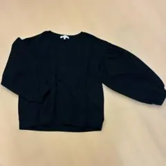 【GLOBAL WORK 】ワッフルキーネックプルオーバー　長袖　140cm