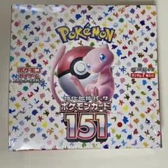 ポケモンカードゲーム 「ポケモンカード151」BOX シュリンク付き