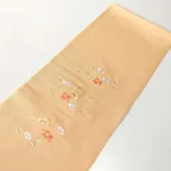 パステルオレンジ花刺繍 重ね衿のサムネイル