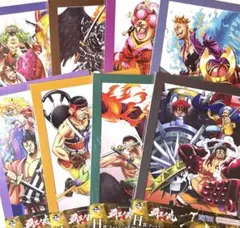 ONE PIECE　ワンピース　覇王の兆　フルコンプ　アートプレート　8点A