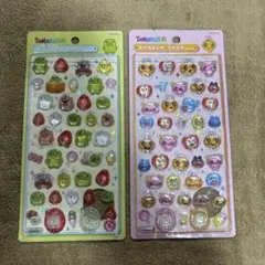 【正規品】たまごっち　ボンボンドロップシール　めめっち　くちぱっち　２枚セット