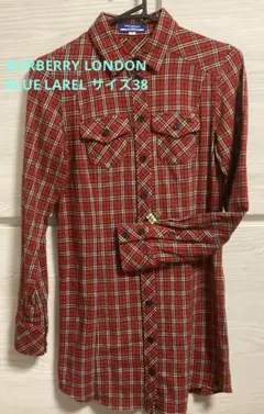 BURBERRY LONDON シャツ BLUE LARELシャツワンピース