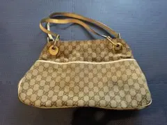 【希少】ビンテージGUCCI GGキャンバス ショルダーバッグ