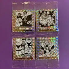 ドラゴンボール40周年記念シールウエハース2 4枚セット　①